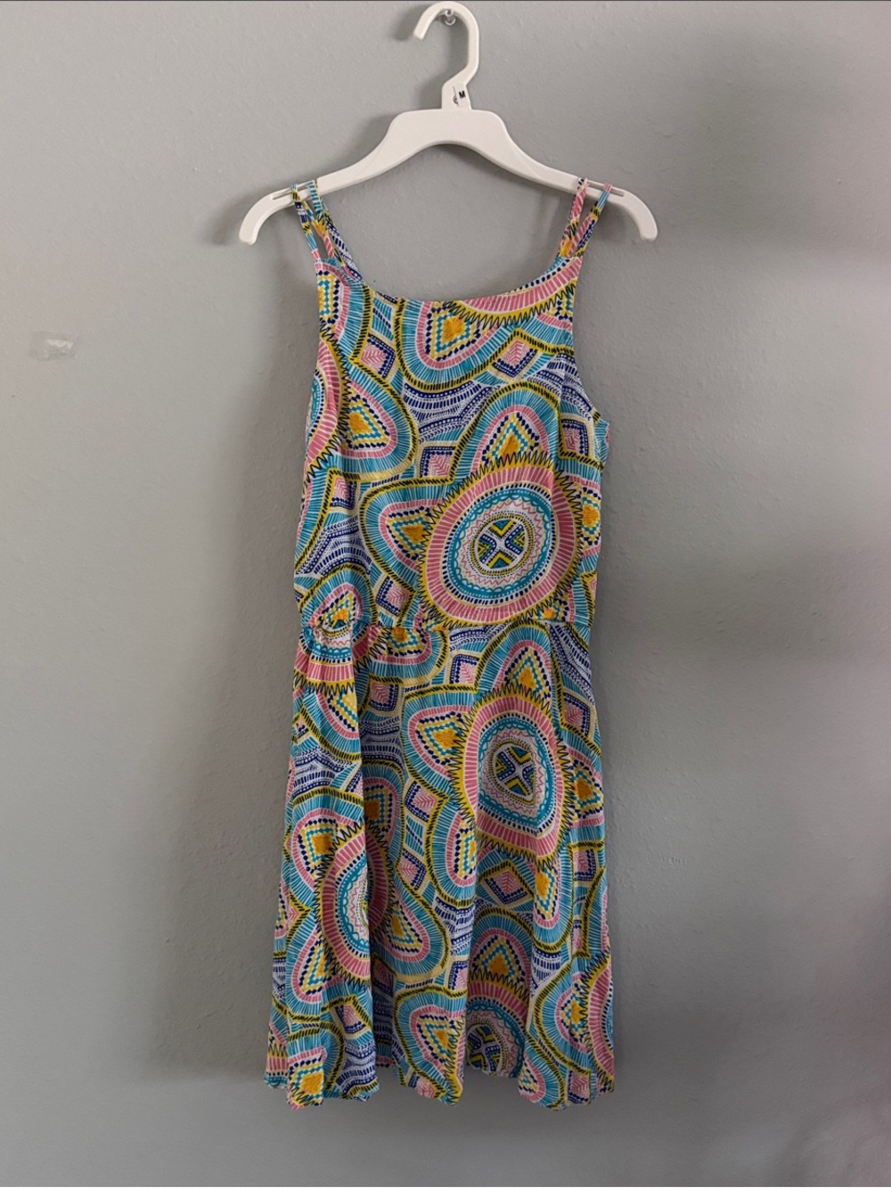 Crazy 8 Girls Midi Dress in Blue, Pink, Yellow & Green